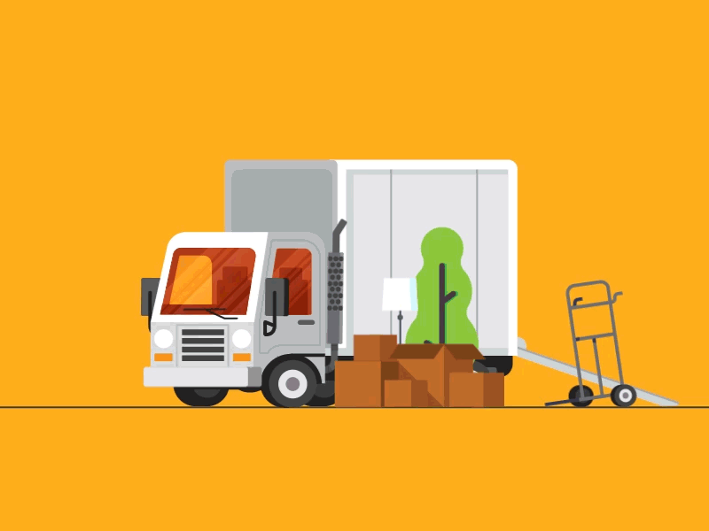 Packers and Movers Bangalore Shifting Process Animation